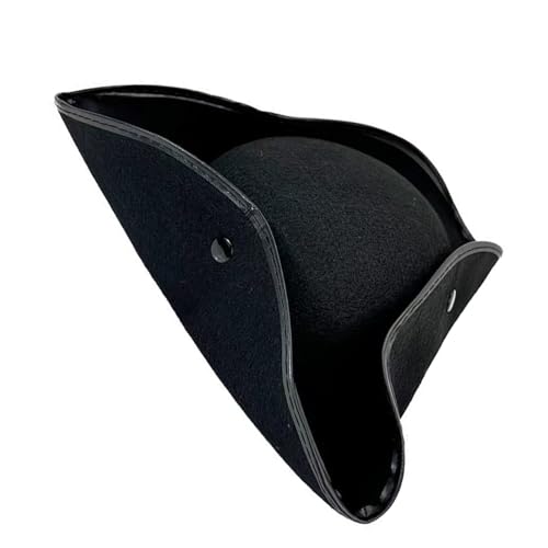 WATERBELINE Piratenhut, Karibik, Piratenhut, verstellbar, Unisex, Totenkopf-Embleme, Piratenhut, Kostümhut für Kostümpartys und Rollenspiele WATERBELINE Piratenhut, Karibik, Piratenhut, verstellbar, Unisex, Totenkopf-Embleme, Piratenhut, Kostümhut für Kostümpartys und Rollenspiele von WATERBELINE