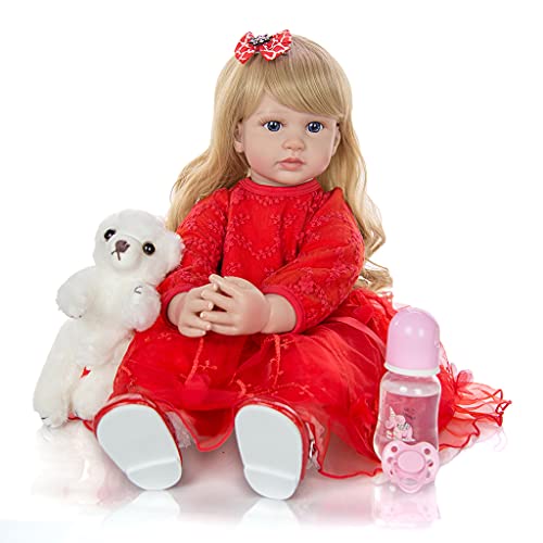 WATERBELINE Simulierte Mädchen Baby Frühen Lernspielzeug Bett/Sofa Begleiten Lieferungen Hergestellt Prinzessin Für Puppen Ganzkörper Baby von WATERBELINE