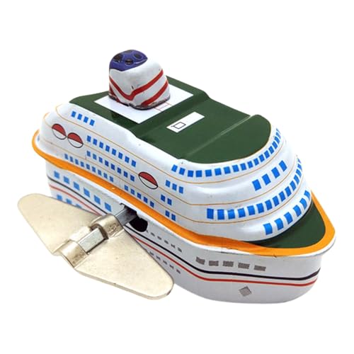 WATERBELINE Vintage Cruise Ship Tinplate Toy Collectible Windup Figur Für Kinder Und Zuhause Dekore Klassische Designs Schreibtisch Display von WATERBELINE
