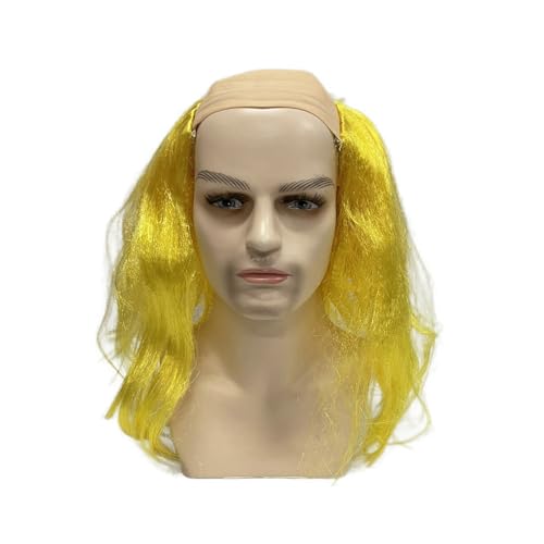 WATERBELINE Wigs Cosplay Kahle Haarige Kopfbedeckung Kahlen Mann Für Rollenspiele Kostümpartys Lustiger Anbieter Wigs Thema von WATERBELINE