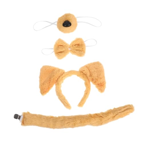 WATIIFUFU 1 Satz Plüsch Hundekopfband für Cosplay Tierverkleidungen Accessoires für Themenpartys Halloween WATIIFUFU 1 Satz Plüsch Hundekopfband für Cosplay Tierverkleidungen Accessoires für Themenpartys Halloween von WATIIFUFU