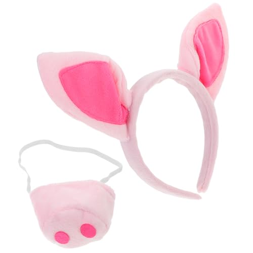 WATIIFUFU 1 Set Schweinenase Haarband, Schweinezubehör, Stirnband Requisiten, Performance Requisiten, Rollenspiel Nase, Schweinenase Requisite, Cosplay Zubehör, Tierohr Kostüm Requisiten, WATIIFUFU 1 Set Schweinenase Haarband, Schweinezubehör, Stirnband Requisiten, Performance Requisiten, Rollenspiel Nase, Schweinenase Requisite, Cosplay Zubehör, Tierohr Kostüm Requisiten, von WATIIFUFU