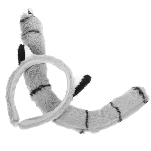 WATIIFUFU 1Satz Lemuroid Kostüm Set für Plüsch Ohr Stirnband für Cosplay Tier Themenpartys Bühnenauftritte Leicht zu Reinigen WATIIFUFU 1Satz Lemuroid Kostüm Set für Plüsch Ohr Stirnband für Cosplay Tier Themenpartys Bühnenauftritte Leicht zu Reinigen von WATIIFUFU