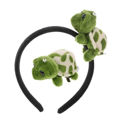 WATIIFUFU 1Satz Schildkröten Stirnband für Erwachsene Teiliges Haaraccessoire mit Niedlicher Schildkrötenform Lustiges Party Stirnband und Haarspange für Kostüme und Feiern von WATIIFUFU