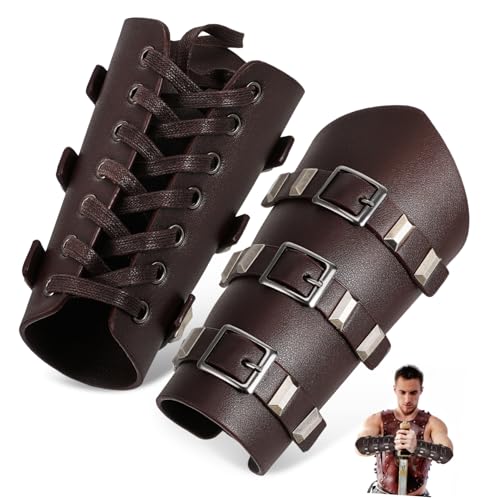 WATIIFUFU 2 Stück Armschützer, Kostüm, Mittelalterlicher Unterarmschutz, -handgelenkschutz, Vintage-armschutz, Mittelalterliches Thema, Cosplay-kostüm-zubehör WATIIFUFU 2 Stück Armschützer, Kostüm, Mittelalterlicher Unterarmschutz, -handgelenkschutz, Vintage-armschutz, Mittelalterliches Thema, Cosplay-kostüm-zubehör von WATIIFUFU