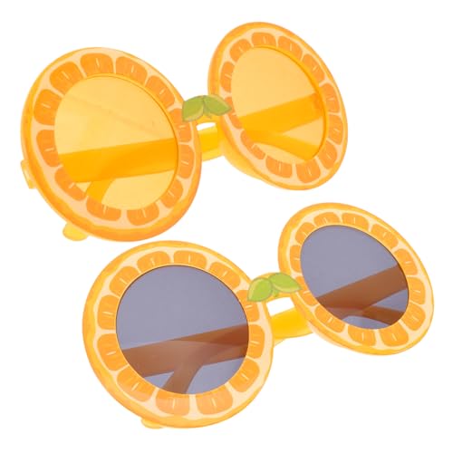 WATIIFUFU 2 Stück Zitronen Sonnenbrillen Runde Fruchtförmige Partybrillen Leicht Für Strand und Luau Hawaii Mottoparty Accessoires WATIIFUFU 2 Stück Zitronen Sonnenbrillen Runde Fruchtförmige Partybrillen Leicht Für Strand und Luau Hawaii Mottoparty Accessoires von WATIIFUFU