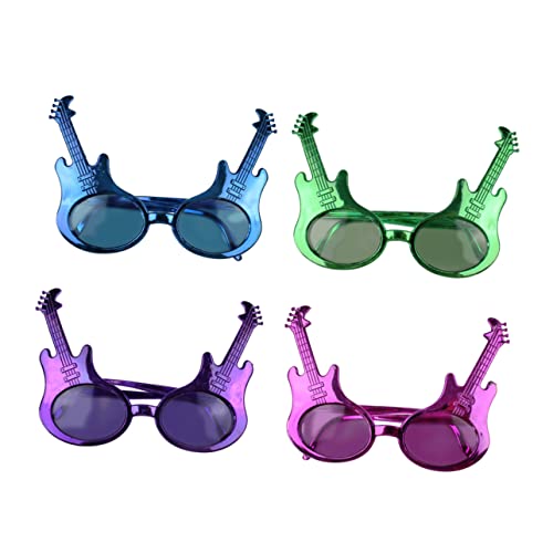 WATIIFUFU 4 Stück Gitarren Brillen für Halloween und Geburtstagsfeiern Lustige Party Requisiten Robustem Material Unisex Design Kreative Sonnenbrillen für Erwachsene und Kinder WATIIFUFU 4 Stück Gitarren Brillen für Halloween und Geburtstagsfeiern Lustige Party Requisiten Robustem Material Unisex Design Kreative Sonnenbrillen für Erwachsene und Kinder von WATIIFUFU