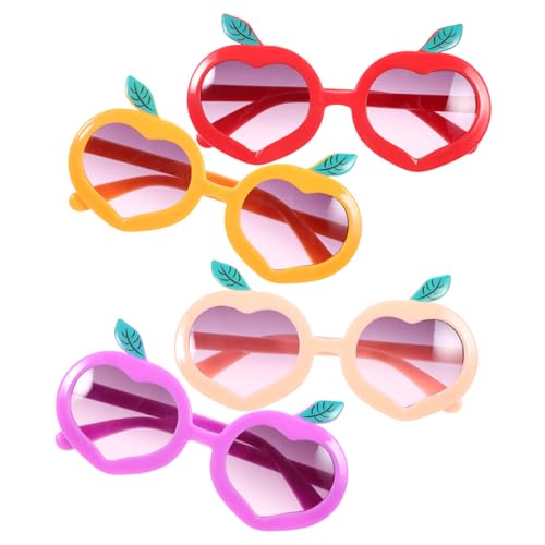 WATIIFUFU 4 Stück Sonnenbrillen im Obstdesign Lustige Cartoon Sonnenbrillen für Jungen und Mädchen für Partys und Outdoor Aktivitäten UV Schutz Langlebig und Sicher WATIIFUFU 4 Stück Sonnenbrillen im Obstdesign Lustige Cartoon Sonnenbrillen für Jungen und Mädchen für Partys und Outdoor Aktivitäten UV Schutz Langlebig und Sicher von WATIIFUFU