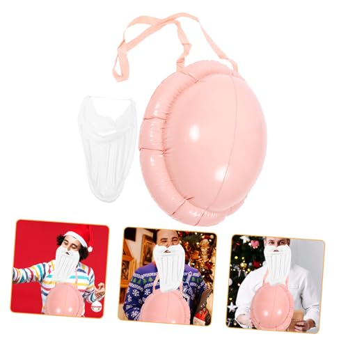WATIIFUFU Einheitsgröße Weihnachtsmann-bauch Aufblasbarer Bart Requisite Weihnachtskostüm-set Weihnachtsparty-zubehör Bequemes Tragen WATIIFUFU Einheitsgröße Weihnachtsmann-bauch Aufblasbarer Bart Requisite Weihnachtskostüm-set Weihnachtsparty-zubehör Bequemes Tragen von WATIIFUFU