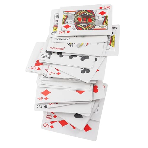 WATIIFUFU Braille Spielkarten Großdruck für Sehbehinderte Erwachsene und Hilfsmittel zum Erlernen der Blindenschrift Praktische für Spiele und Reisen WATIIFUFU Braille Spielkarten Großdruck für Sehbehinderte Erwachsene und Hilfsmittel zum Erlernen der Blindenschrift Praktische für Spiele und Reisen von WATIIFUFU
