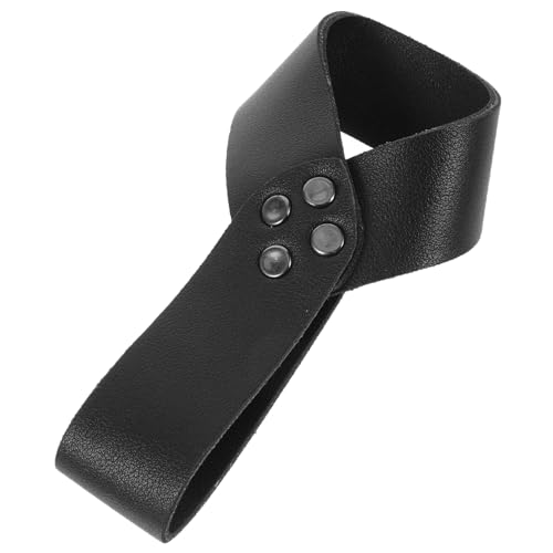 WATIIFUFU Gürtel Renaissance Für Halter Bühne Halten Mittelalter Accessoire Pu Einzel Darstellende Ritter Leistung Frosch Kostüm Scheide Cosplay von WATIIFUFU