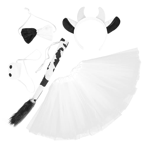 WATIIFUFU Haarschmuck Haarreifen Tutu Plüsch Kuhhörner Jungen Kragendekor für Mädchen Partyzubehör Stirnband Niedliche Tierkostüm Kuhohren Schwanzkostüm Spielzeug Festivalschwanz WATIIFUFU Haarschmuck Haarreifen Tutu Plüsch Kuhhörner Jungen Kragendekor für Mädchen Partyzubehör Stirnband Niedliche Tierkostüm Kuhohren Schwanzkostüm Spielzeug Festivalschwanz von WATIIFUFU