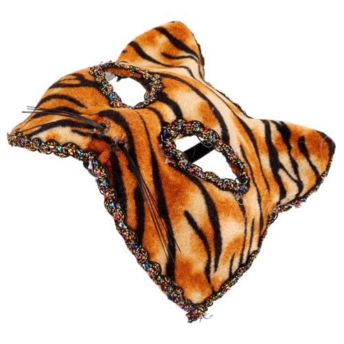 WATIIFUFU Halbmaske, Tiermaske Für Maskerade, Tigermaske Für Cosplay, Partymaske, Tiermaske Für Cosplay, Maske Für Kostümparty, Cosplay, Tigermaske, Tigermaske Für Party WATIIFUFU Halbmaske, Tiermaske Für Maskerade, Tigermaske Für Cosplay, Partymaske, Tiermaske Für Cosplay, Maske Für Kostümparty, Cosplay, Tigermaske, Tigermaske Für Party von WATIIFUFU