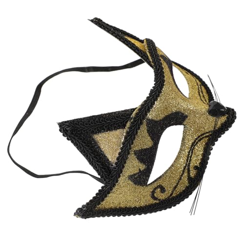 WATIIFUFU Katzenmaske Halloween Party DIY Kostüme Pelzige Maskerade Katzenmasken Gruselige Katzenmaske Katzen Outfit Katzenkostümmaske Katzenkostümmaske Dekorative Masken von WATIIFUFU