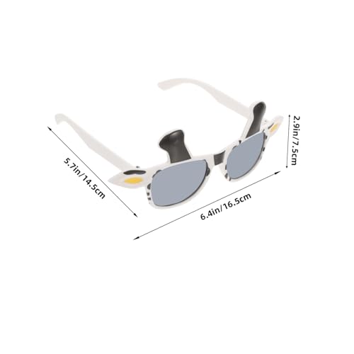 WATIIFUFU Lustige Kuhbrille aus Robustem Pc Material Kreative und Partybrille mit Übergroßen Augen zu Tragen für Halloween Geburtstage und Kostümfeste von WATIIFUFU