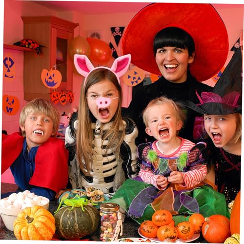 WATIIFUFU Mädchen Schwein Kostüm Set mit Pig Ohren Stirnband Schweinenase Schweineschwanz Schleife und Tüllrock für Bühnenauftritte Karneval Cosplay und Party Verkleidung von WATIIFUFU