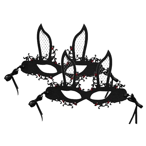 WATIIFUFU Halloween Bunny Half Cosplay Für Party Karneval Maskerade Kostüm von WATIIFUFU