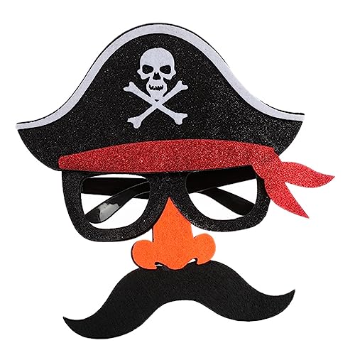 WATIIFUFU Lustige Kopfbedeckung Party Urlaubspartys Mit Piratenkapitän Masken Für Dekorationen Maskerade Piraten Brille Maske Frauen Für Cosplay Piratenkostüm Requisiten Bartnase Halloween Piratenhut WATIIFUFU Lustige Kopfbedeckung Party Urlaubspartys Mit Piratenkapitän Masken Für Dekorationen Maskerade Piraten Brille Maske Frauen Für Cosplay Piratenkostüm Requisiten Bartnase Halloween Piratenhut von WATIIFUFU