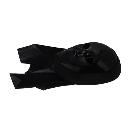 WATIIFUFU Vollgesichtsmaske Halloween Kostüm Unisex Schwarze Maske für Karneval Street Dance Theater Party Maskerade Damen Herren von WATIIFUFU