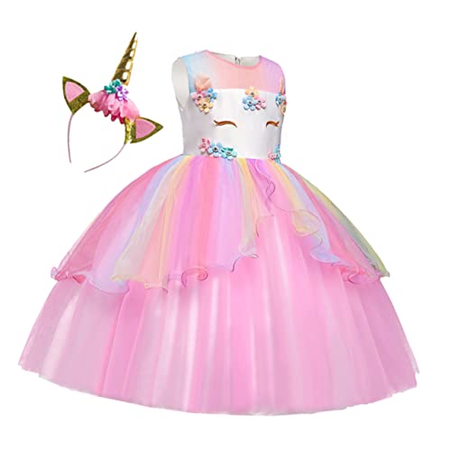 WATIIFUFU ädchen Prinzessin Kleid Mit Haarband Festliches Tüll Party Kostü Für Unregelmäßiger Rock Pink Und Ideal Für Geburtstagsfeiern Und Cosplay Veranstaltungen WATIIFUFU ädchen Prinzessin Kleid Mit Haarband Festliches Tüll Party Kostü Für Unregelmäßiger Rock Pink Und Ideal Für Geburtstagsfeiern Und Cosplay Veranstaltungen von WATIIFUFU