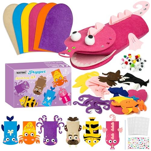 Filzpuppe-Meerestiere-6p Filzpuppe-Meerestiere-6p von WATINC