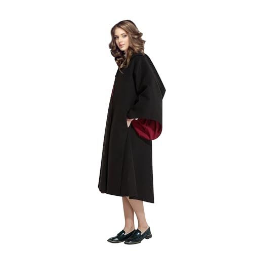 Magier Robe - 6 pcs Cosplay Set,Zauberer Kostüm Kinder, Magier Robe,Zauberer Umhang Kostüm set für Erwachsene, Inklusive Umhang,Brillen,Krawatten Warten, geeignet für Halloween, Karneval, Cosplay-155 Magier Robe - 6 pcs Cosplay Set,Zauberer Kostüm Kinder, Magier Robe,Zauberer Umhang Kostüm set für Erwachsene, Inklusive Umhang,Brillen,Krawatten Warten, geeignet für Halloween, Karneval, Cosplay-155 von WAVATA
