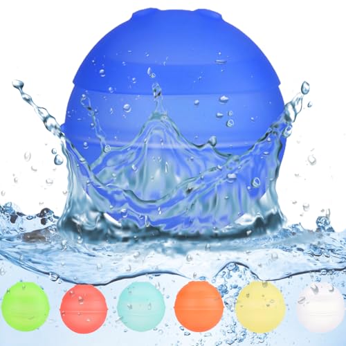 Wasserbomben Selbstschließend, 7 Stück Wasserbomben SelbstschließEnd, SchnellfüLler Silikon Wasserball Kinder Erwachsene für Outdoor Spielzeug, Sommerpartys, Wasserspielzeug Kinder Wasserbomben Selbstschließend, 7 Stück Wasserbomben SelbstschließEnd, SchnellfüLler Silikon Wasserball Kinder Erwachsene für Outdoor Spielzeug, Sommerpartys, Wasserspielzeug Kinder von WAVATA