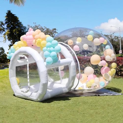 10ft Klares Aufblasbares Blasenhaus, Aufblasbare Blasendom PVC mit 750W Gebläse und 600W Pumpe, Ourdoor Transparentes Blasenhaus Zelt für Parteien, Hochzeit, Geburtstage 10ft Klares Aufblasbares Blasenhaus, Aufblasbare Blasendom PVC mit 750W Gebläse und 600W Pumpe, Ourdoor Transparentes Blasenhaus Zelt für Parteien, Hochzeit, Geburtstage von WAVESKY