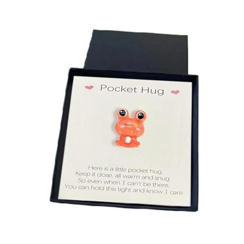 WAXCMXYH 3D Frosch Pocket Hug Heart Souvenir Freundschaft Familie Liebe Dekoration Freunde Partner T2A6 Für Familienbedarf von WAXCMXYH