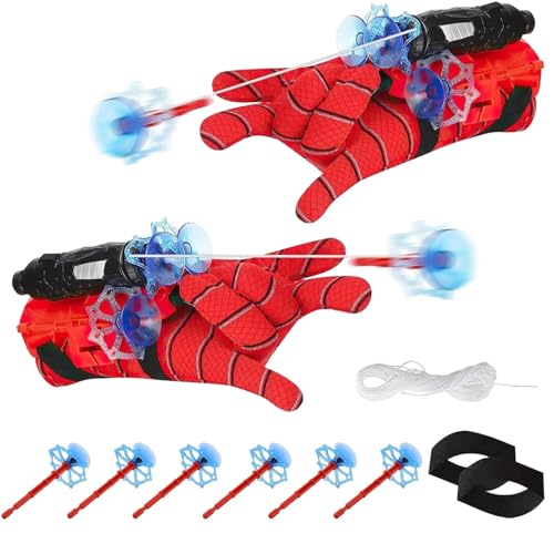 Spider Launcher Handschuh,2 Set Super Spider Launcher Held Launcher, Handgelenk Spielzeug Set, Spider Handschuhe,Pädagogische Spielzeug Spider Launcher Handschuh,2 Set Super Spider Launcher Held Launcher, Handgelenk Spielzeug Set, Spider Handschuhe,Pädagogische Spielzeug von WAYBWZDQ
