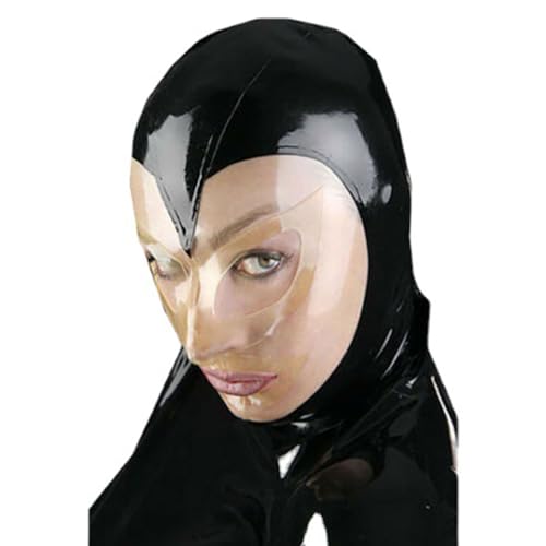 WBAODAN Transparent Latexmask Naturkautschuk Maske Unisex Geeignet für Cosplay Club Maskerade Kostüme(Size:XXL-73CM) von WBAODAN