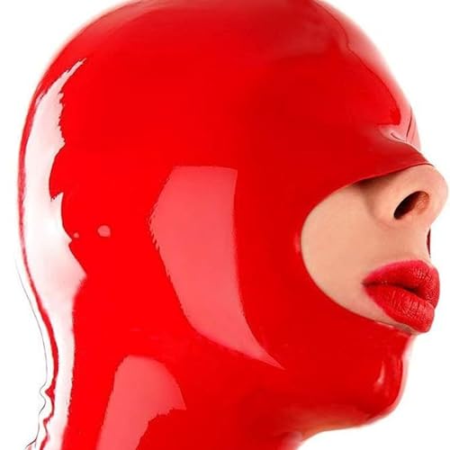 WBAODAN Vollkopf Gummi Gesichts Maske Halloween Partymaske Reißver Schluss Hinten und Atemöffnung(Size:M-65CM) von WBAODAN