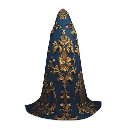Damaskus auf blauem S-Druck, Halloween-Zauberer-Umhang, Motto-Party-Kostüm, Erwachsene/Jugend-Cosplay-Umhang, Größen S, M, L Damaskus auf blauem S-Druck, Halloween-Zauberer-Umhang, Motto-Party-Kostüm, Erwachsene/Jugend-Cosplay-Umhang, Größen S, M, L von WBQLSL