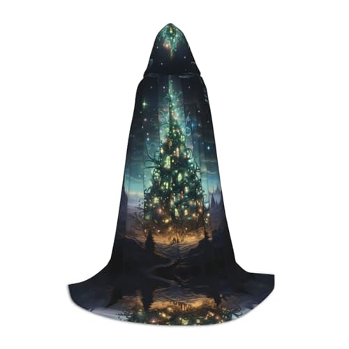 Fantasy Christmas Tree M Printed Halloween Wizard Cape | Motto-Party Costume | Adult/Youth Cosplay Cape | Sizes S M L Fantasy Christmas Tree M Printed Halloween Wizard Cape | Motto-Party Costume | Adult/Youth Cosplay Cape | Sizes S M L von WBQLSL