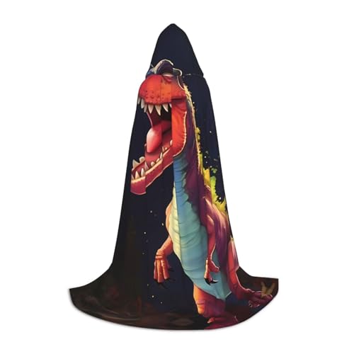 Großer Mund Dinosaurier L bedruckter Halloween-Zauberer-Umhang | Motto-Party-Kostüm | Erwachsene/Jugend-Cosplay-Umhang | Größen S, M, L Großer Mund Dinosaurier L bedruckter Halloween-Zauberer-Umhang | Motto-Party-Kostüm | Erwachsene/Jugend-Cosplay-Umhang | Größen S, M, L von WBQLSL
