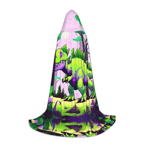 Grüner Dinosaurier-Umhang mit L-Druck, Halloween-Zauberer-Umhang, Motto-Party-Kostüm, Erwachsene/Jugend-Cosplay-Umhang, Größen S, M, L Grüner Dinosaurier-Umhang mit L-Druck, Halloween-Zauberer-Umhang, Motto-Party-Kostüm, Erwachsene/Jugend-Cosplay-Umhang, Größen S, M, L von WBQLSL