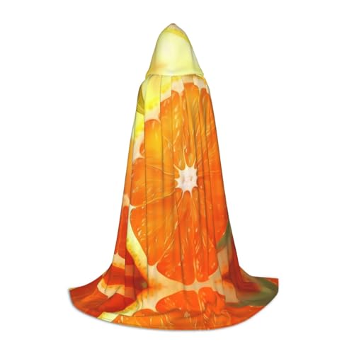 Halloween-Zauberer-Umhang mit Aufschrift "Cutting up an orange", Größe S, M, L von WBQLSL
