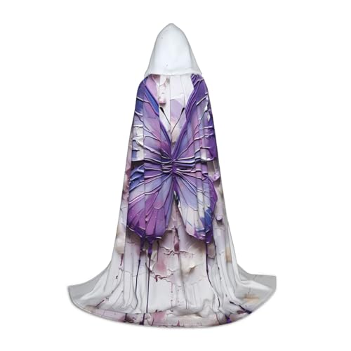 Lila Ölgemälde Schmetterling M gedruckt Halloween Zauberer Umhang | Motto-Party-Kostüm | Erwachsene/Jugendliche Cosplay Umhang | Größen S, M, L Lila Ölgemälde Schmetterling M gedruckt Halloween Zauberer Umhang | Motto-Party-Kostüm | Erwachsene/Jugendliche Cosplay Umhang | Größen S, M, L von WBQLSL