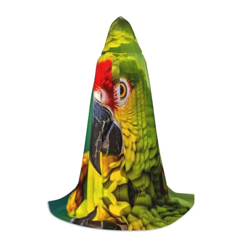 Papageienvogel Nahaufnahme S bedruckter Halloween-Zauberer-Umhang | Motto-Party-Kostüm | Erwachsene/Jugend-Cosplay-Umhang | Größen S, M, L Papageienvogel Nahaufnahme S bedruckter Halloween-Zauberer-Umhang | Motto-Party-Kostüm | Erwachsene/Jugend-Cosplay-Umhang | Größen S, M, L von WBQLSL