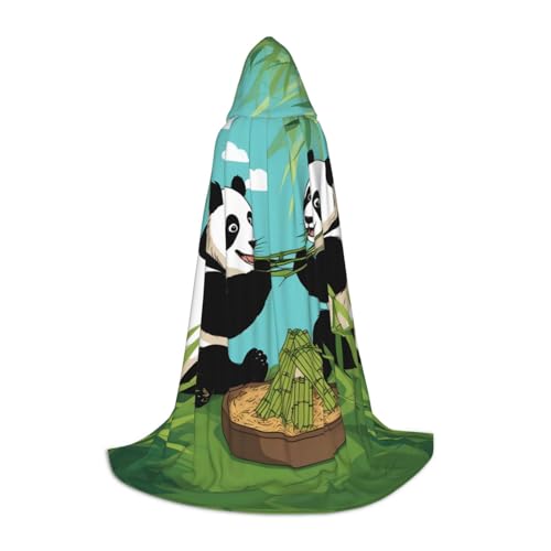 Two cute big pandas M Printed Halloween Wizard Cape | Themed Party Costume | Adult/Youth Cosplay Cape | Sizes S M L Two cute big pandas M Printed Halloween Wizard Cape | Themed Party Costume | Adult/Youth Cosplay Cape | Sizes S M L von WBQLSL