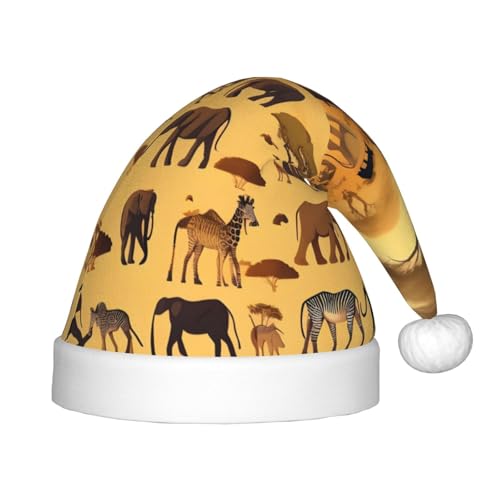 WBQLSL Afrikanische Graslandtiere Kinder Urlaub Weihnachtsmützen Weihnachten Event Bühne Aufführung Urlaub Party Szene Neujahr Party Mode Kinderhüte WBQLSL Afrikanische Graslandtiere Kinder Urlaub Weihnachtsmützen Weihnachten Event Bühne Aufführung Urlaub Party Szene Neujahr Party Mode Kinderhüte von WBQLSL