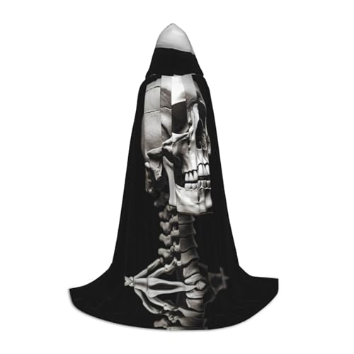 WBQLSL Backbone L bedruckter Robe-Umhang mit Kapuze, Cosplay-Kostüm, Halloween-Party-Requisite, S/M/L von WBQLSL