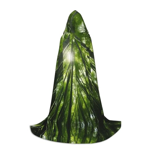 WBQLSL Bamboo Forest S bedruckter Robe-Umhang mit Kapuze, Cosplay-Kostüm, Halloween-Party-Requisite, S/M/L WBQLSL Bamboo Forest S bedruckter Robe-Umhang mit Kapuze, Cosplay-Kostüm, Halloween-Party-Requisite, S/M/L von WBQLSL