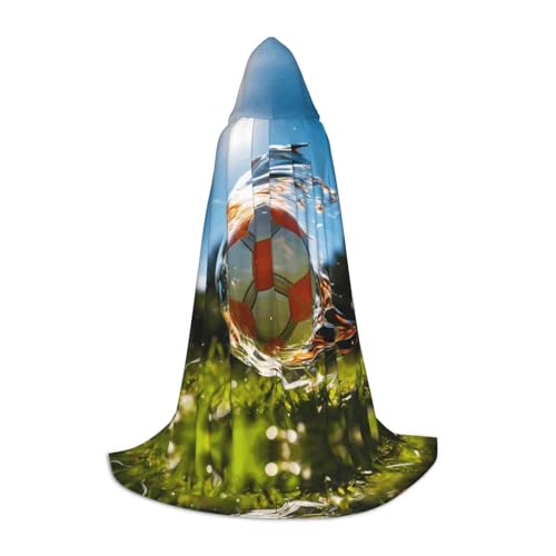 WBQLSL Blitzkrieg Fußball S Printed Robe Cape | Hooded | Cosplay Kostüm | Halloween Party Prop | S/M/L WBQLSL Blitzkrieg Fußball S Printed Robe Cape | Hooded | Cosplay Kostüm | Halloween Party Prop | S/M/L von WBQLSL