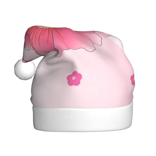 WBQLSL Blühende Nelken Weihnachtsmütze für Erwachsene, 39,9 cm hoch, Plüsch-Weihnachtsmütze, Unisex, dekorativer Hut, Weihnachtsmann, Weihnachten, Halloween-Party WBQLSL Blühende Nelken Weihnachtsmütze für Erwachsene, 39,9 cm hoch, Plüsch-Weihnachtsmütze, Unisex, dekorativer Hut, Weihnachtsmann, Weihnachten, Halloween-Party von WBQLSL