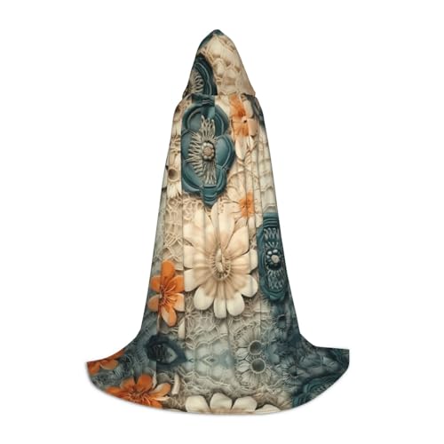 WBQLSL Blumenball-Umhang, bedruckt, mit Kapuze, Cosplay-Kostüm, Halloween-Party-Requisite, S/M/L WBQLSL Blumenball-Umhang, bedruckt, mit Kapuze, Cosplay-Kostüm, Halloween-Party-Requisite, S/M/L von WBQLSL