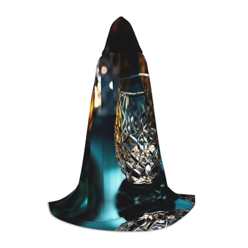 WBQLSL Brille, bedruckt, Robe, Umhang mit Kapuze, Cosplay-Kostüm, Halloween-Party-Requisite, S/M/L WBQLSL Brille, bedruckt, Robe, Umhang mit Kapuze, Cosplay-Kostüm, Halloween-Party-Requisite, S/M/L von WBQLSL