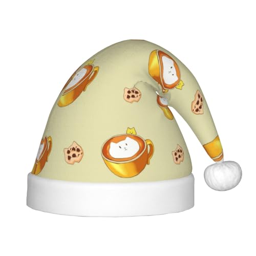 WBQLSL Cartoon Katze Kaffee Kinder Urlaub Weihnachtsmützen Weihnachten Event Bühnenaufführung Urlaub Party Szene Neujahr Party Mode Kinderhüte WBQLSL Cartoon Katze Kaffee Kinder Urlaub Weihnachtsmützen Weihnachten Event Bühnenaufführung Urlaub Party Szene Neujahr Party Mode Kinderhüte von WBQLSL