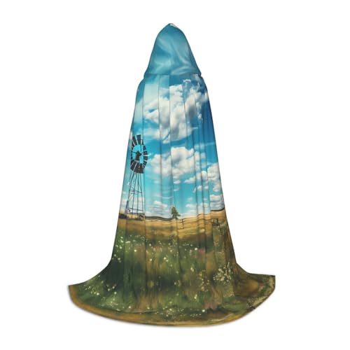 WBQLSL Chickens M bedruckter Umhang mit Kapuze, Cosplay-Kostüm, Halloween-Party-Requisite, S/M/L WBQLSL Chickens M bedruckter Umhang mit Kapuze, Cosplay-Kostüm, Halloween-Party-Requisite, S/M/L von WBQLSL