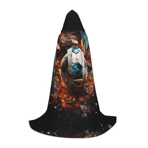 WBQLSL Feuerwerkskörper Fußball L bedruckter Umhang | Kapuze | Cosplay-Kostüm | Halloween-Party-Requisite | S/M/L WBQLSL Feuerwerkskörper Fußball L bedruckter Umhang | Kapuze | Cosplay-Kostüm | Halloween-Party-Requisite | S/M/L von WBQLSL